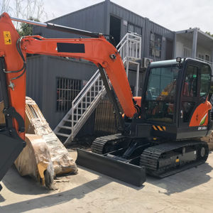 Mini Excavadora hidráulica sobre orugas DOOSAN DX60 6TON, máquina usada de origen de Corea, gran oferta - Product Image 1