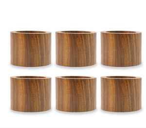 Diseño de anillo de madera maciza, anillo de cobre de barril de whisky reciclado de moda, anillo de aniversario de bodas de cobre de barril de whisky personalizado