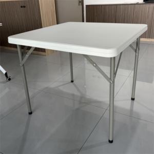 Tavolo pieghevole <span class=keywords><strong>in</strong></span> <span class=keywords><strong>plastica</strong></span> quadrata di alta qualità da esterno per feste matrimoni prato eventi pieghevole <span class=keywords><strong>in</strong></span> <span class=keywords><strong>plastica</strong></span> sedie mobili da ristorante - Product Image 6