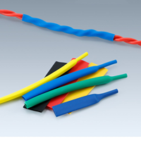 Kit de Gaines Thermorétractables Ignifuges 2:1 en PE, Isolation Électrique, 750 Pièces en Coffret