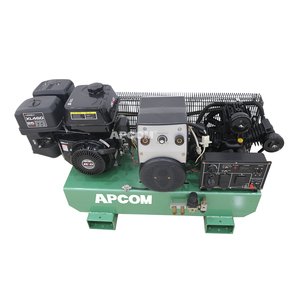 เครื่องกำเนิดไฟฟ้าแบบพกพาขนาด 10KVA ใช้เชื้อเพลิงเบนซิน พร้อมเครื่องอัดอากาศและเครื่องเชื่อมในตัว  กำลังลม 250 ลิตร/นาที ระบบระบายความร้อนด้วยอากาศ - Product Image 1