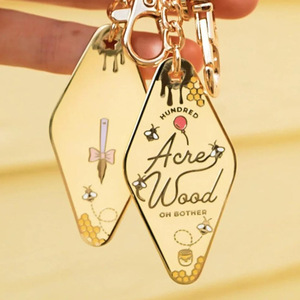 9 ชิ้นสุดน่ารักสำหรับคนรักดนตรี พวงกุญแจโลหะผสมสังกะสีชุบนิกเกิลสีดำ กันน้ำ น้ำหนักเบา ของขวัญการ์ตูนสุดสนุกสำหรับผู้หญิง - Product Image 6