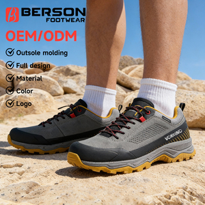 <span class=keywords><strong>Scarpe</strong></span> da <span class=keywords><strong>Trekking</strong></span> Impermeabili in Camoscio Antiscivolo per Diversi Terreni, Personalizzabili OEM ODM con Logo - Product Image 2