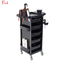 Chariot de Barbier en Plastique Durable à 5 Tiroirs pour Salon de Coiffure et de Beauté - Vente en Gros