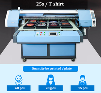 Petit t-shirt imprimante DTG nouvelle condition I3200 tête d'impression Epson A3 encre blanche pour vêtements petite entreprise
