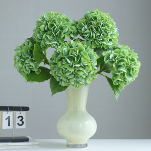Fiore di Ortensia Artificiale Realistico di Alta Qualità 54cm <span class=keywords><strong>Blu</strong></span> Verde <span class=keywords><strong>Rosa</strong></span> per Composizioni Floreali Decorazioni Matrimoniali - Product Image 3