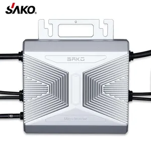 Système d'alimentation Sako Mppt Grid Tie 1000W Micro Omvormer 800W Wechselrichter Micro onduleur solaire hybride 600W Balkonkraftwerk