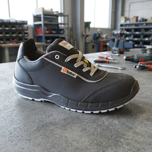 TTAKE Bass Granite Winter Safety Shoes Steel Toe Anti-Static Anti-Slip <b>Boots</b> Genuine Cow Leather Lining Upper Factories - Product Image 2