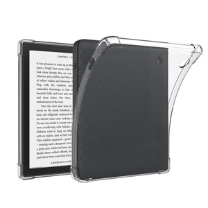 Étui transparent souple en TPU flexible antichoc pour liseuse <span class=keywords><strong>Kobo</strong></span> <span class=keywords><strong>Clara</strong></span> BW 2E couleur 6 pouces, avec protection anti-chute et coussin d'air aux coins - Product Image 1