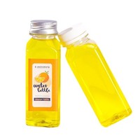 Bouteilles en plastique biodégradable rondes et écologiques de 8 oz avec couvercles, jetables, en vrac, pour boissons