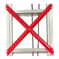Échelle de chantier télescopique pliable en aluminium