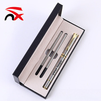 Coffrets cadeaux promotionnels personnalisés, stylos gel de haute qualité, stylos métalliques pour signature de bureau, pour cadeaux d'entreprise