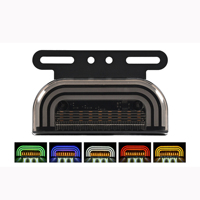 Nouvelle Feu de gabarit latéral LED dynamique séquentiel 12V 24V pour camion, Feu de bienvenue au sol, Feu de dégagement latéral pour semi-remorque