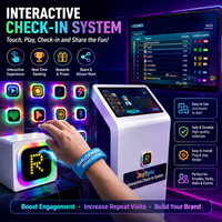 Sistema Interactivo de Registro de Retos con Pulsera RFID, Registro por Sensor, Puntuación en Tiempo Real, Tabla de Puntuaciones para Parques Infantiles Interiores