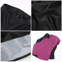 Darevie Vente en gros de shorts de cyclisme personnalisés respirants pour hommes, shorts de vélo à bande réfléchissante, rembourrage doux