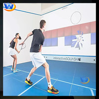 Sistema de Entrenamiento Profesional de Tenis en Interiores, Simulador Interactivo Multijugador con Proyección Digital para Uso en Casa y Gimnasio