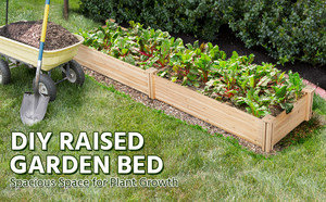 <span class=keywords><strong>Fioriera</strong></span> Rialzata in Legno per Orticoltura, Divisibile, Contenitore Elevato per Piante - Product Image 4