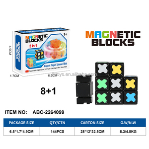 Lucky Toys Magnetic Fidget Spinner Mini Blocks <strong>Glow</strong> Magnet <strong>Cube</strong> &amp; Transformable Fidget Spinner &amp; Infinity <strong>Cube</strong> - Product Image 6