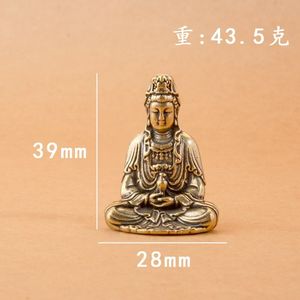 Vente en gros usine : Statue miniature de <span class=keywords><strong>Bouddha</strong></span> Sakyamuni en laiton antique moulé, plaqué or, gaufrée 3D, avec traitement vieilli - Product Image 4