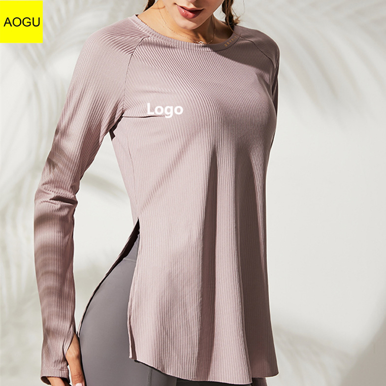 Loose workout tops with sleeves sales
