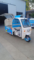 Chariot de restauration électrique à trois roues, camion de cuisine mobile de rue, tricycle de vente ambulante, chariot de petit-déjeuner, restaurant de pains cuits à la vapeur