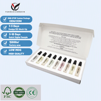 Schlichte Weiße Papierbox mit Individueller Bedruckung für Parfüm-Probenfläschchen, Verpackungsbox für 3ml 10ml Parfüm