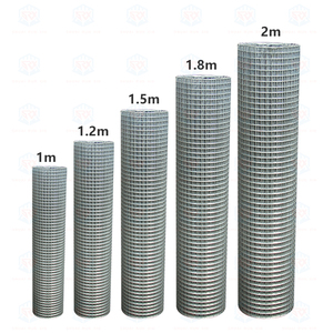 Nhà sản xuất của 1/2 ''thép không gỉ mạ kẽm lưới lưới CuộN 6mm Khẩu độ vuông dệt phần cứng vải màn hình uốn - Product Image 5