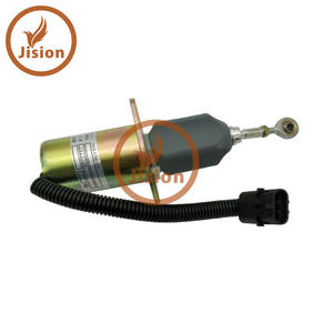 Vanne solénoïde d'arrêt de carburant pour engins de construction 3935650 4942878 5365993 3415706 - Product Image 3