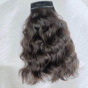 ผมต่อแบบลอนธรรมชาติบริสุทธิ์20นิ้วผมคนแบบไม่ผ่านกระบวนการผม100% - Product Image 3