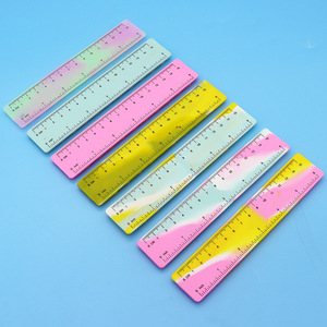 Règle à ventouse magique en silicone 15 cm, couleur bonbon, outil anti-stress pour bureau - Product Image 2