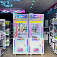Machine à poupées à monnayeur, distributeur automatique commercial pour salles d'arcade, parcs d'attractions, magasins, avec accepteur de pièces, OEM ODM Naughty Dog
