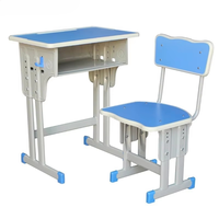 Bureaux d'école portables modernes et robustes pour enfants, pour salle de classe, avec siège individuel, bureau et chaise pour étudiants
