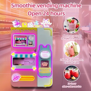 High Quality Fully Automated Commercial Smoothie Vending Machine Cheap Commercial <b>Slushie</b> Frozen Drink Machine Fruit Milk Water - Product Image 4