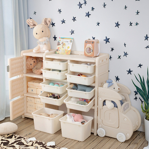 Armoires enfants jouets livre étagère de rangement enfants garde-robe chambre placard enfants organisateur de stockage - Product Image 2