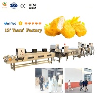 Ligne de production entièrement automatique de fabrication de galettes de hamburger, ligne de transformation de galettes de bœuf, de filets de poisson et de poulet, directement de l'usine