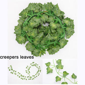 Senmasine lianes feuille soie vigne fausse verdure artificielle guirlande de lierre pour chambre fête de mariage jardin tenture murale décor - Product Image 2