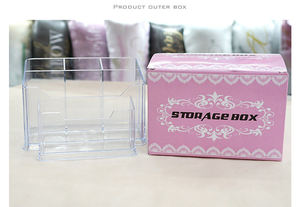 Caja de Almacenamiento de Uso Diario Multicolor, Organizador de Herramientas de Manicura, Soporte de Escritorio, Organizador de Esmalte de Uñas de Acrílico Transparente - Product Image 6