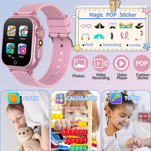 32 Eğlenceli Oyunlu Çocuk Akıllı Saati Erkek Kızlar İçin, 100 Öğrenme Kartlı Kameralı Çocuk Akıllı Saati 3-12 Yaş Çocuklar İçin - Product Image 3