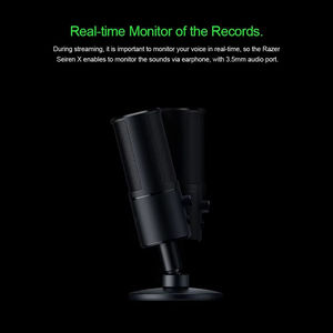 Razer Seiren X Magic Studio <b>Microphone</b> Pink l Game Live USB Recording <b>Condenser</b> Game <b>Microphone</b> - Product Image 3