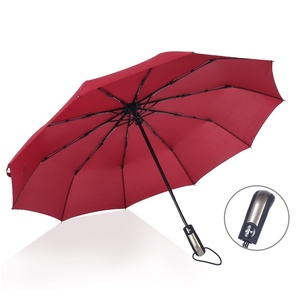 QX Large <b>Automatic</b> Stick Folding Sun/Rain Golf <b>Umbrella</b> Wind Resistant UV Proof Classic Design Business Gift for Travel - Product Image 6