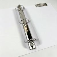 Carpeta de Anillas de Plástico Vintage con Logotipo Personalizado, Carpeta de Documentos Impermeable de 1.5 Pulgadas para Oficina Corporativa, Material Escolar con Solapa