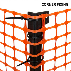 Length 100m Roll Orange Plastic Fence Net Economical Barrier for Garden Public Area <b>Safety</b> - Product Image 6