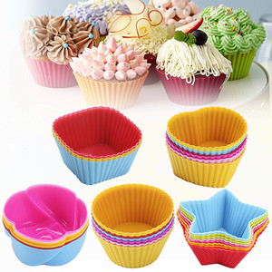 Stampi per Cupcake <span class=keywords><strong>in</strong></span> <span class=keywords><strong>Silicone</strong></span> Riutilizzabili, Resistenti al Calore, Senza BPA, per Dolci Fatti <span class=keywords><strong>in</strong></span> Casa, Vendita all'Ingrosso - Product Image 1
