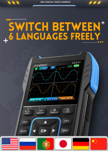 2c23t 3 in1 chức năng máy phát tín hiệu 9999 đếm AC DC điện áp 50 ms/s 10MHz kênh kép vạn năng kỹ thuật số Oscilloscope - Product Image 5