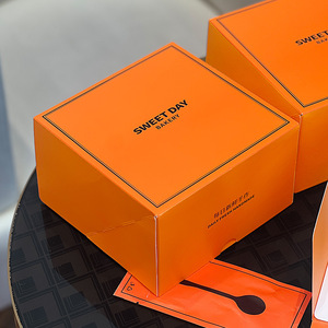 Tùy Chỉnh Thiết Kế Món Tráng Miệng Bánh Crepe Hộp Có Thể Tái Chế Có Thể Gập Lại Giấy Cookie Bao Bì Hộp - Product Image 4