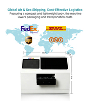 Impresora UV Inteligente A5 de Autoservicio, Operada por el Cliente, Sin Necesidad de Computadora, Impresora UV de Cama Plana para Insignias Personalizadas, Carcasas de Teléfono, Imanes de Refrigerador