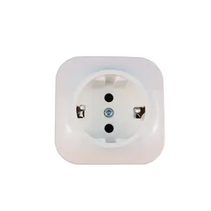 New custom design deep round double hole design european outdoor luxury electrical wall socket