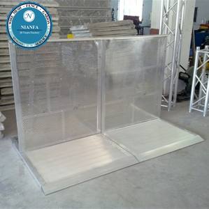 군중 통제를 위한 하이 퀄리티 직선 알루미늄/강철 모조 주차 장벽 - Product Image 6