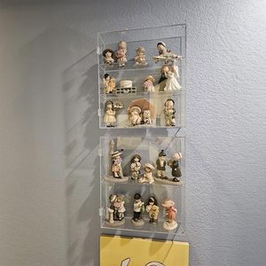 Vitrina de acrílico transparente portátil para Funko Pops y Amiibo Collectibles Gabinete montado en la pared de escritorio a prueba de polvo <span class=keywords><strong>Estilo</strong></span> moderno - Product Image 1