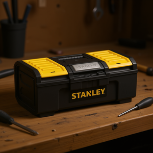 Caja de Herramientas Stanley de 18 Pulgadas de Plástico con Tapa y Asa para Almacenamiento y Organización - Product Image 3